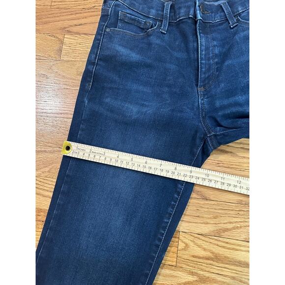 Gap Perfect Boot Womens Mid Rise Bootcut Y2K flare Stretch Blue Jeans Size 29T - Picture 5 of 7